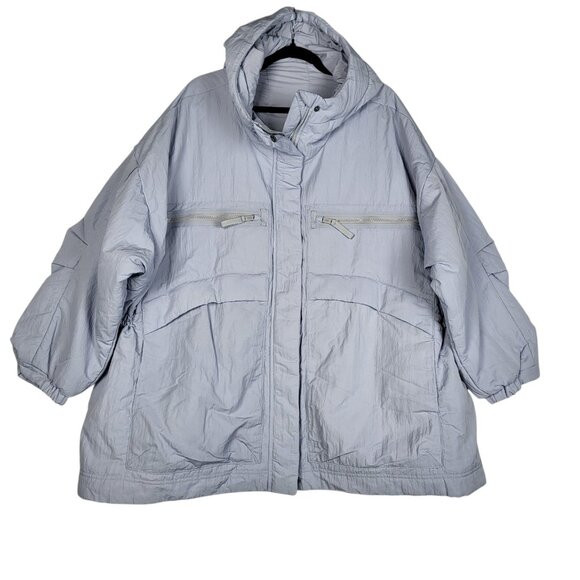 Free People Movement Billie Boxy Insulated Jacket Medium Large Purple NWT - Picture 5 of 15